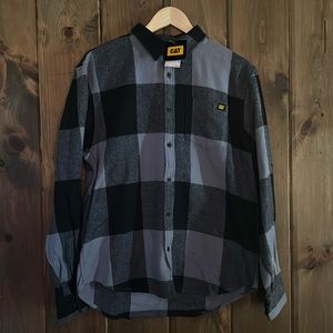 C.A.T button up shirt mens small